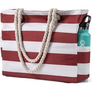 Beach Bag for Women Red